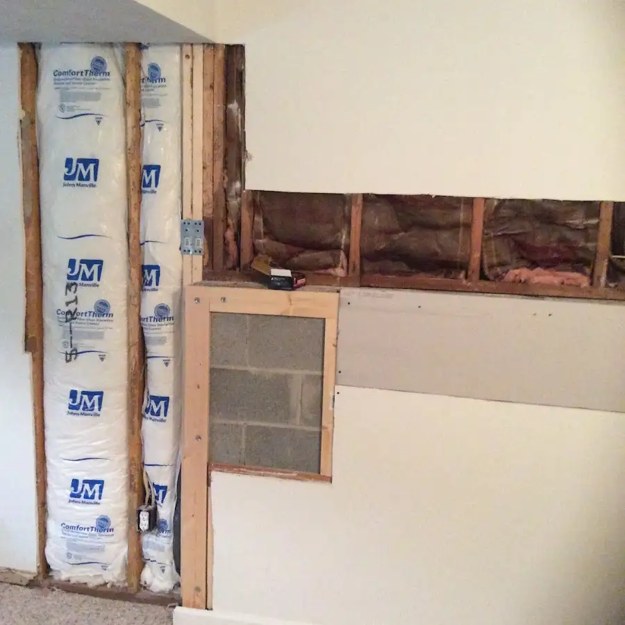 Wall insulation replacement during Structural Drying in Willmar
